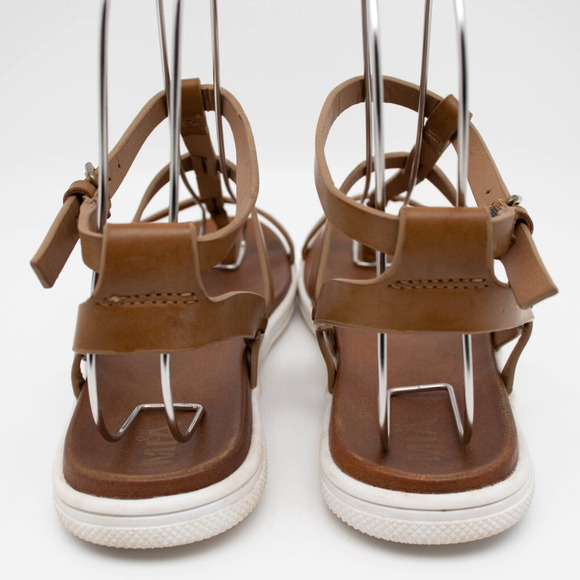 MIA Girl Brown Gladiator Strap Sandals SIZE 9 - Picture 4 of 5